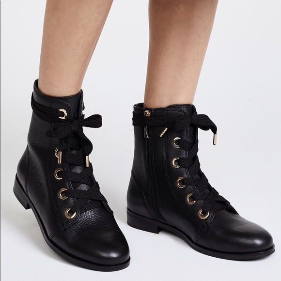 kate spade combat boots